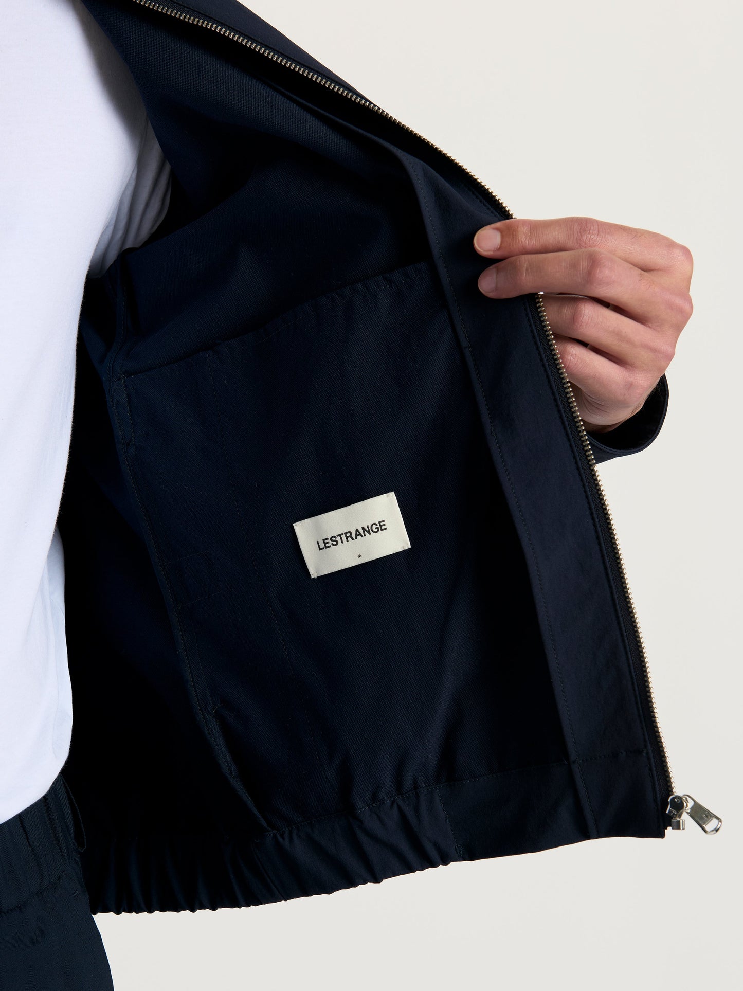 La chaqueta 360° en azul marino