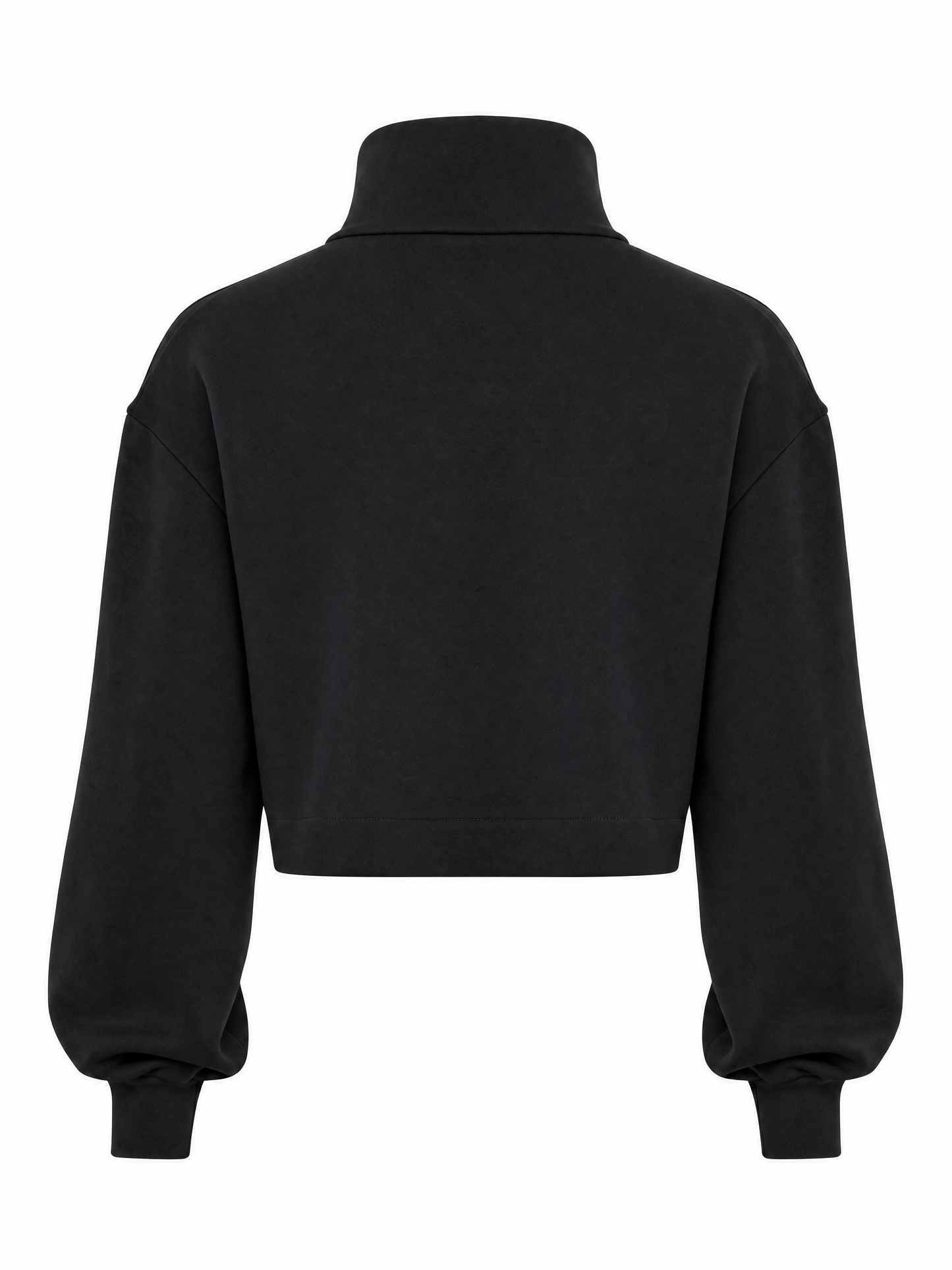 Sudadera corta de neopreno — look moderno y deportivo