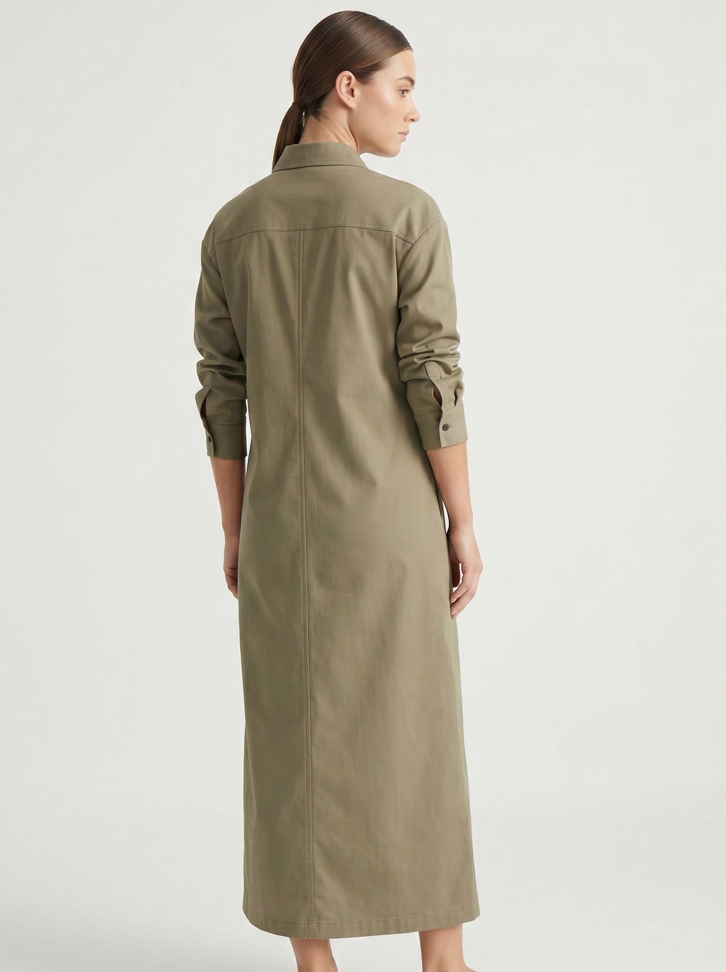 Vestido camisero chic