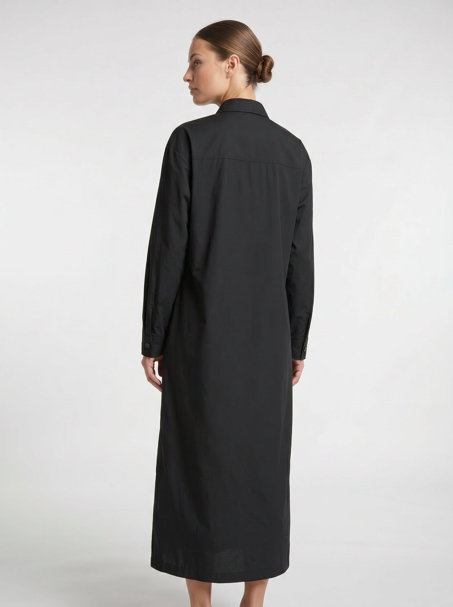 Vestido tipo camisa elegante y sin esfuerzo