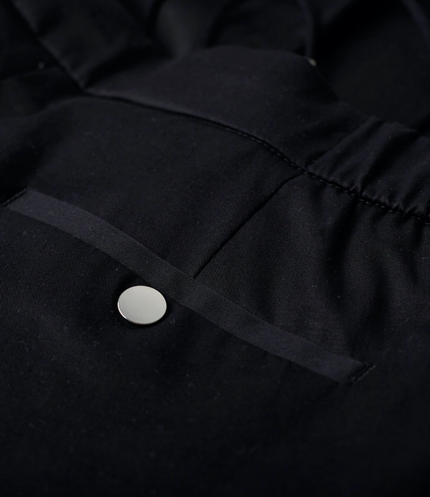 Pantalón de corte regular 24 en algodón negro elástico