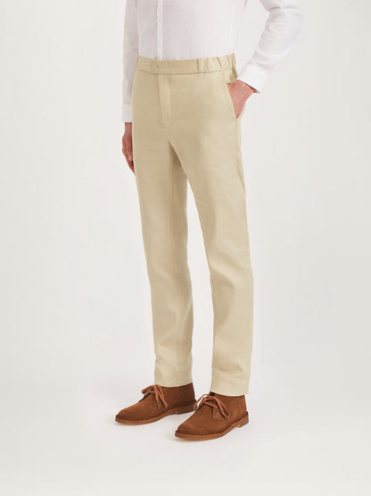 Pantalones de lino 24 - Arena