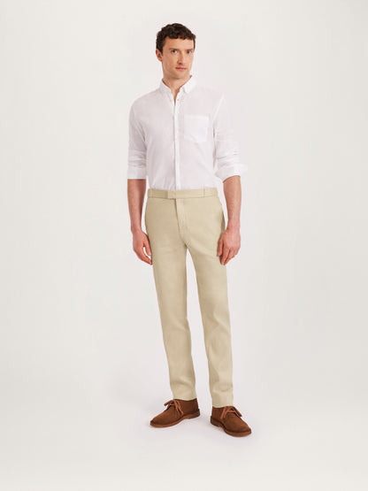Pantalones de lino 24 - Arena