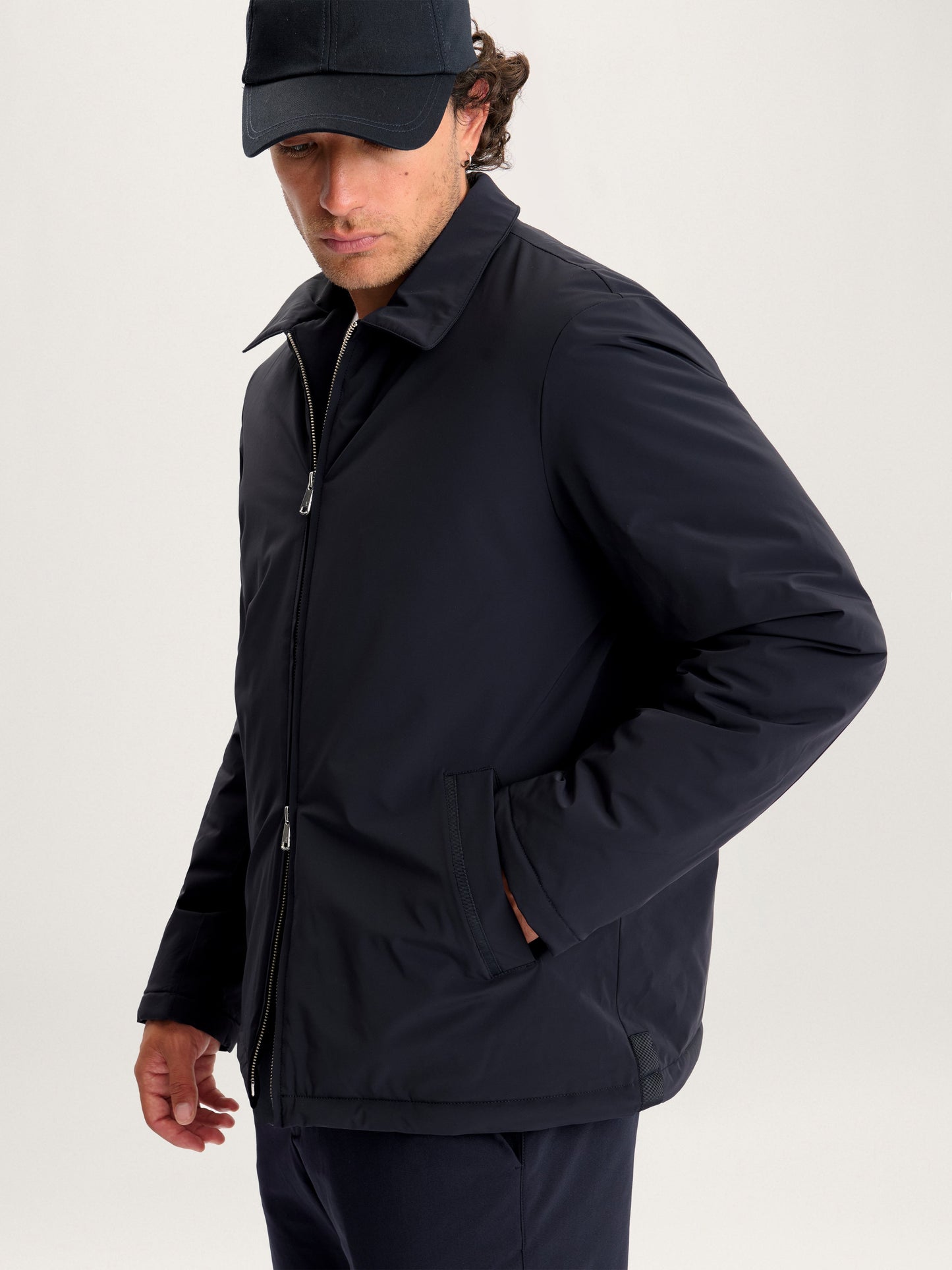 La chaqueta térmica de 360° en azul marino