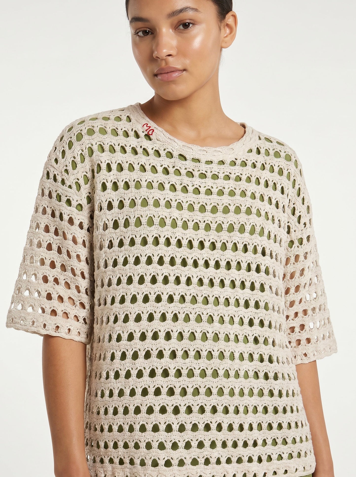 Camiseta de punto cómoda