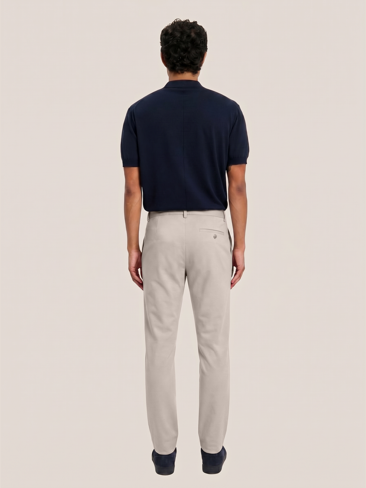 Los pantalones 360° en color beige