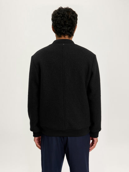 Chaqueta bomber Cloudwool en negro