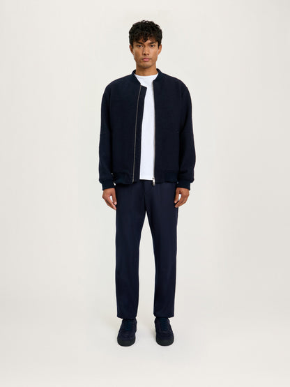 Chaqueta bomber Cloudwool en azul marino