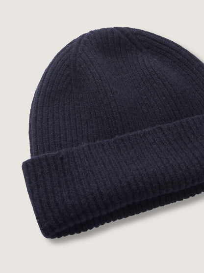 Gorro de lana azul marino tejido - Calidez atemporal
