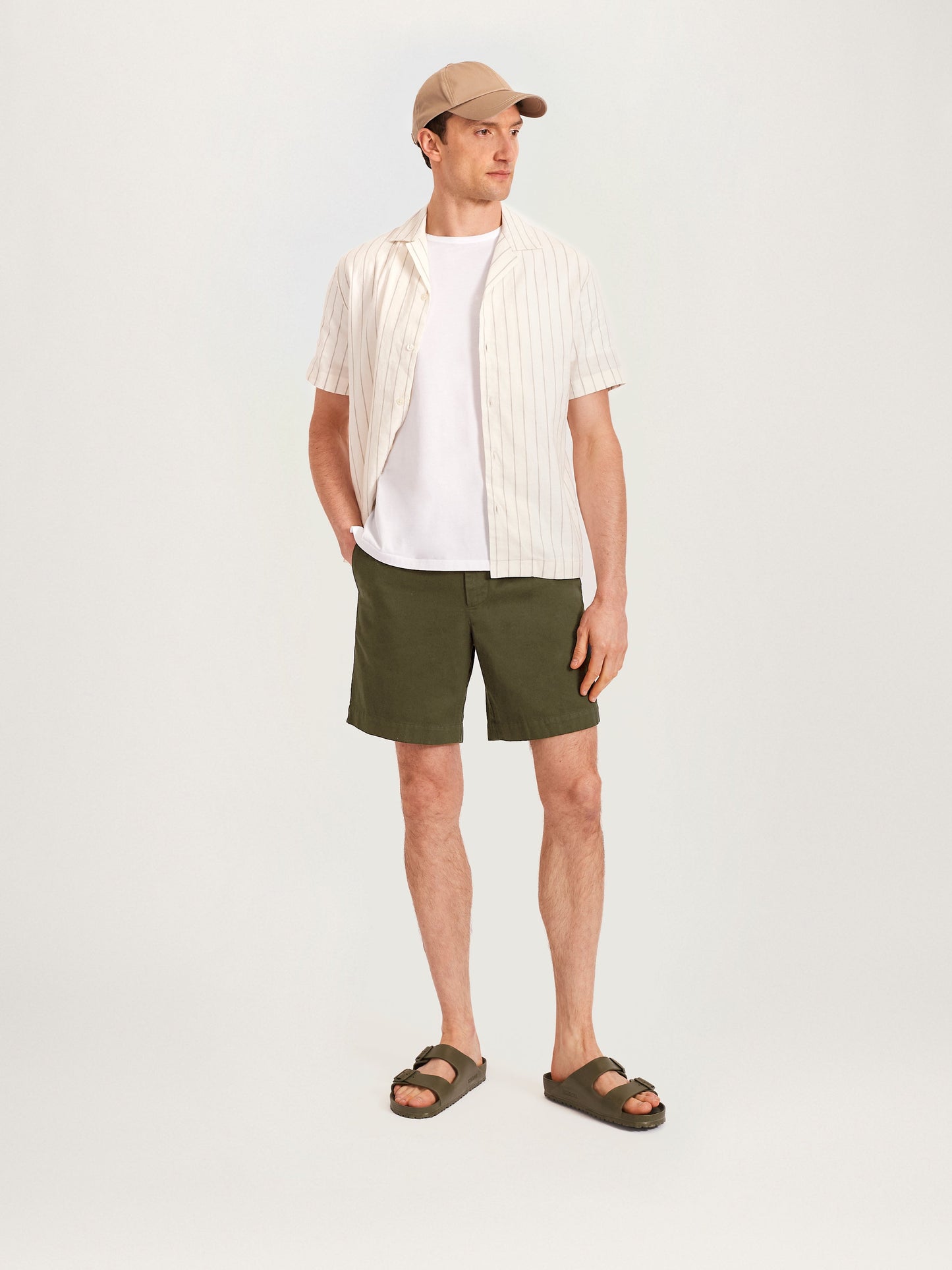 Los shorts fáciles — Cypress Olive | Algodón
