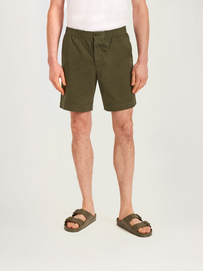 Los shorts fáciles — Cypress Olive | Algodón