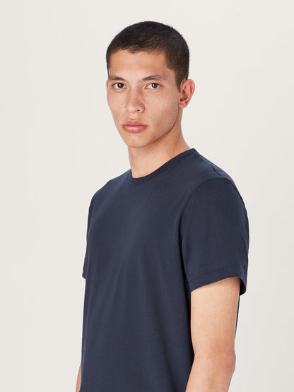La camiseta clásica azul marino - algodón orgánico