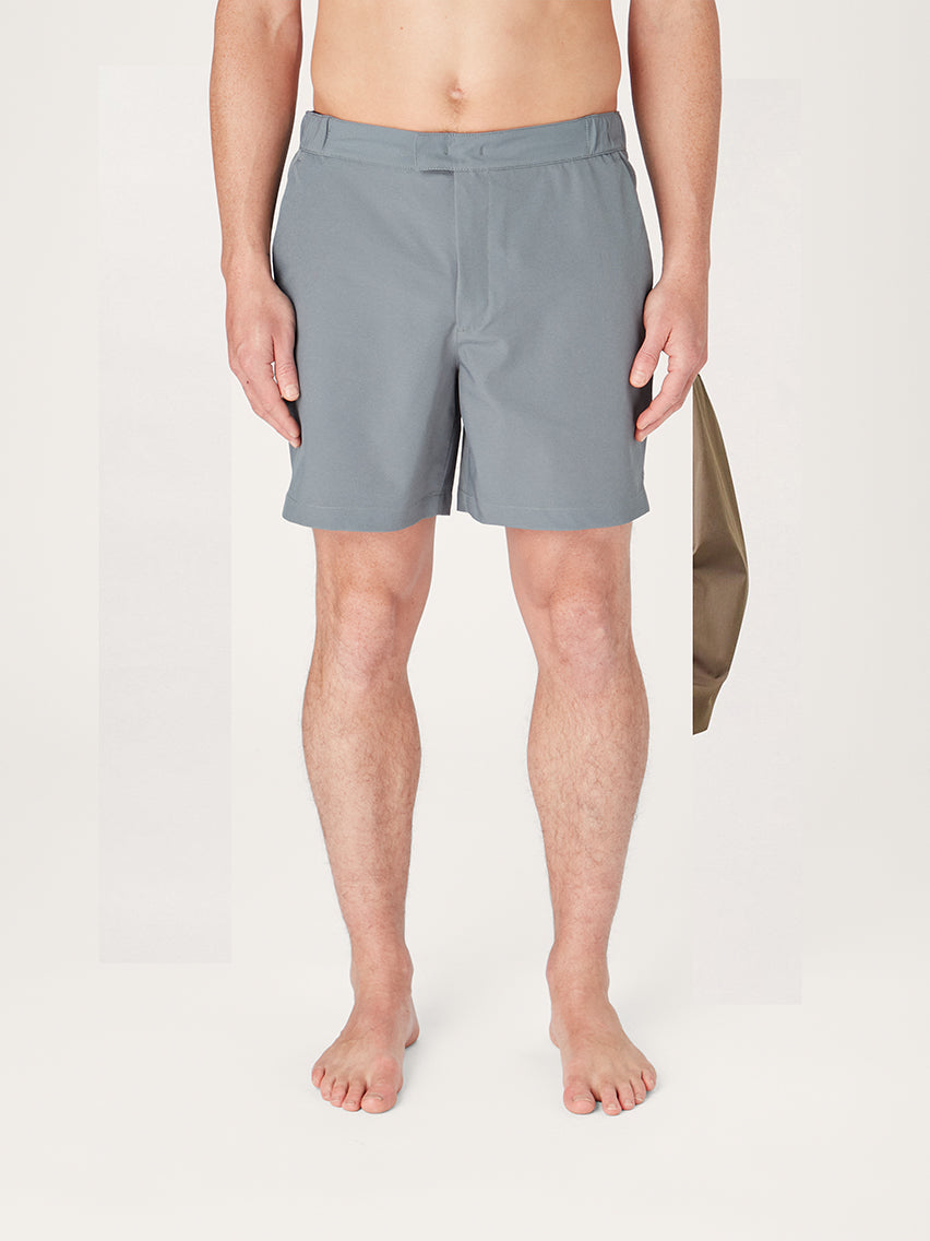 Pantalones cortos Anywear 2.0 - Azul acero | Nylon reciclado, sin malla