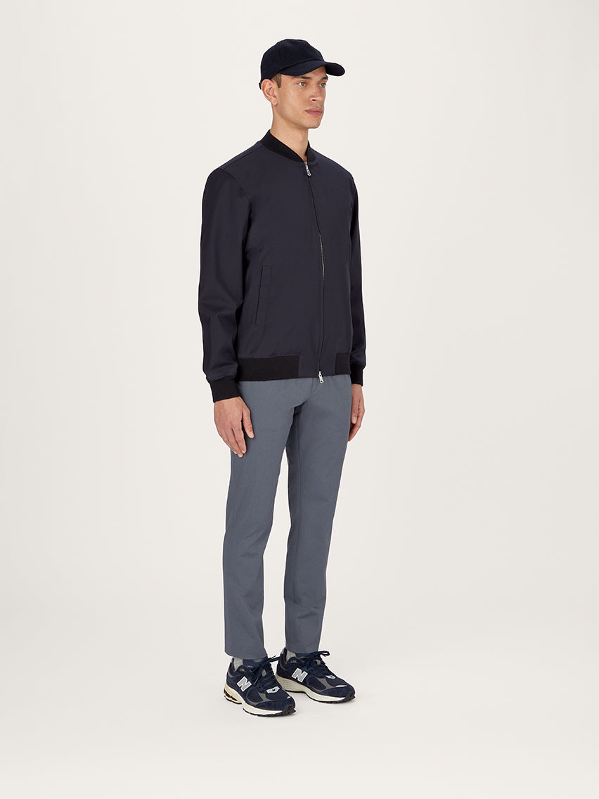 Chaqueta bomber Hydrowool azul marino