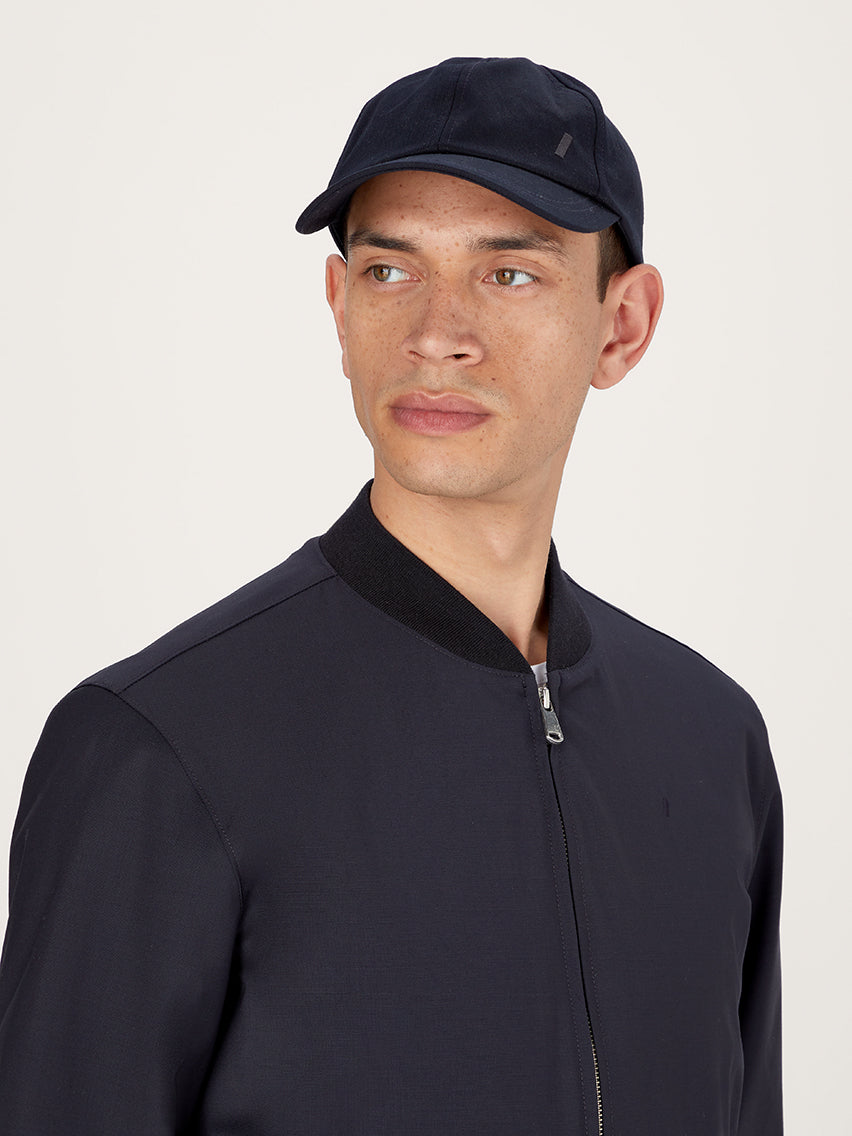 Chaqueta bomber Hydrowool azul marino