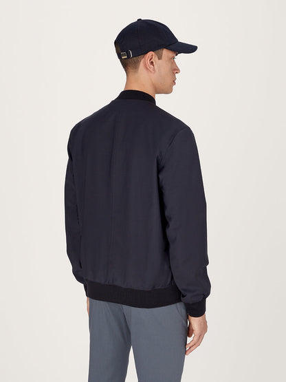 Chaqueta bomber Hydrowool azul marino