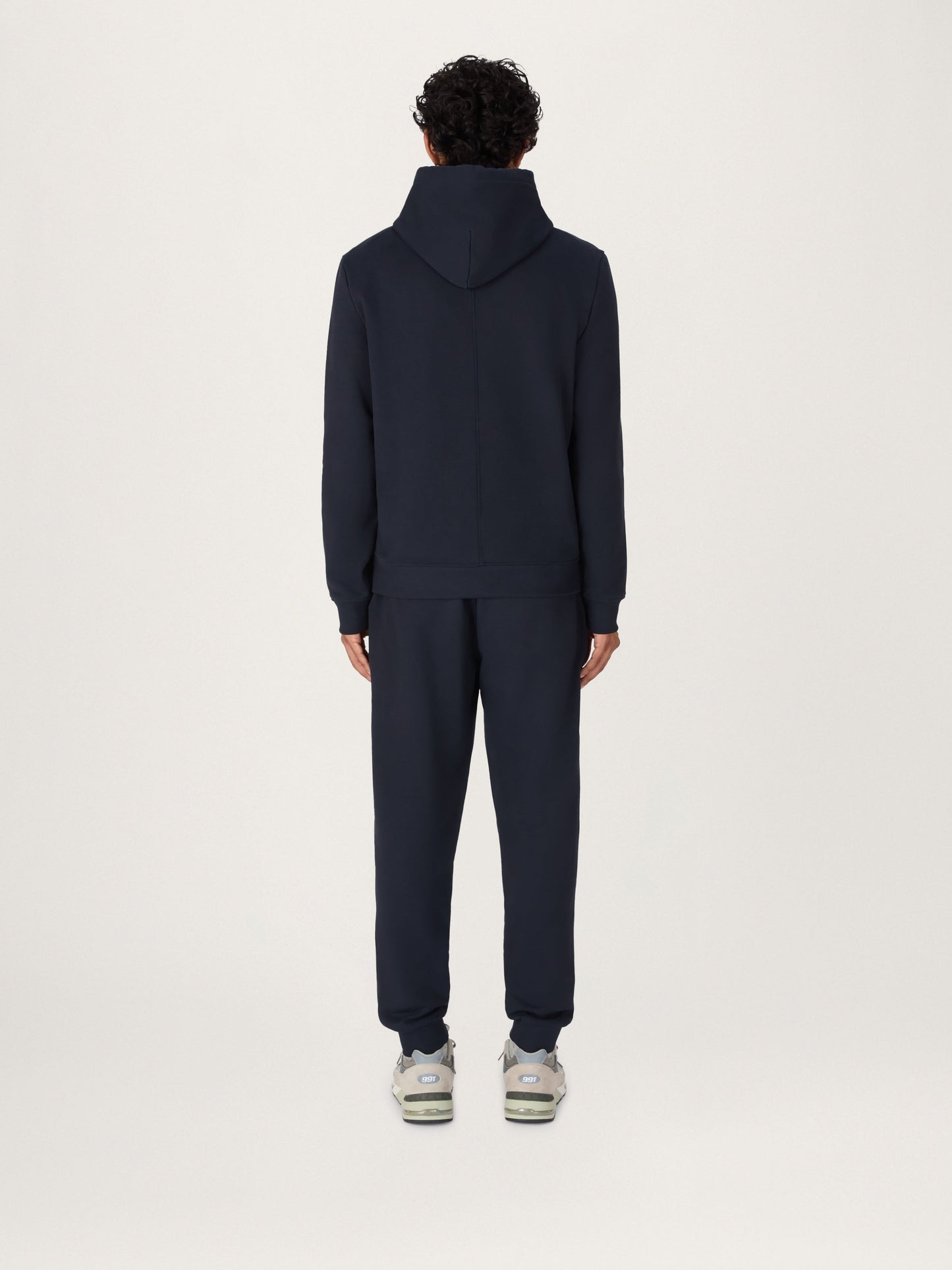 La sudadera con capucha Icon en algodón orgánico azul marino