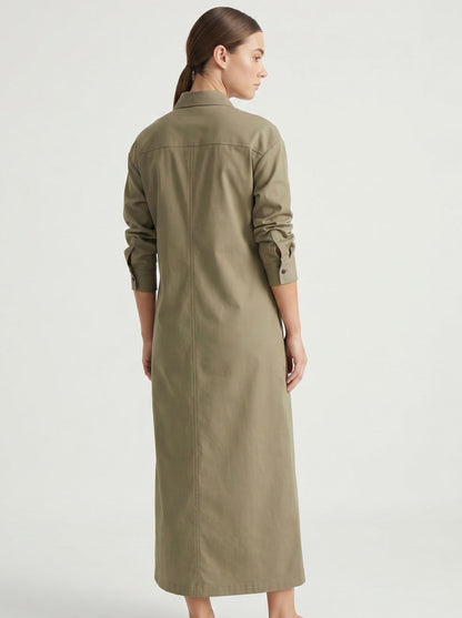 Vestido camisero chic