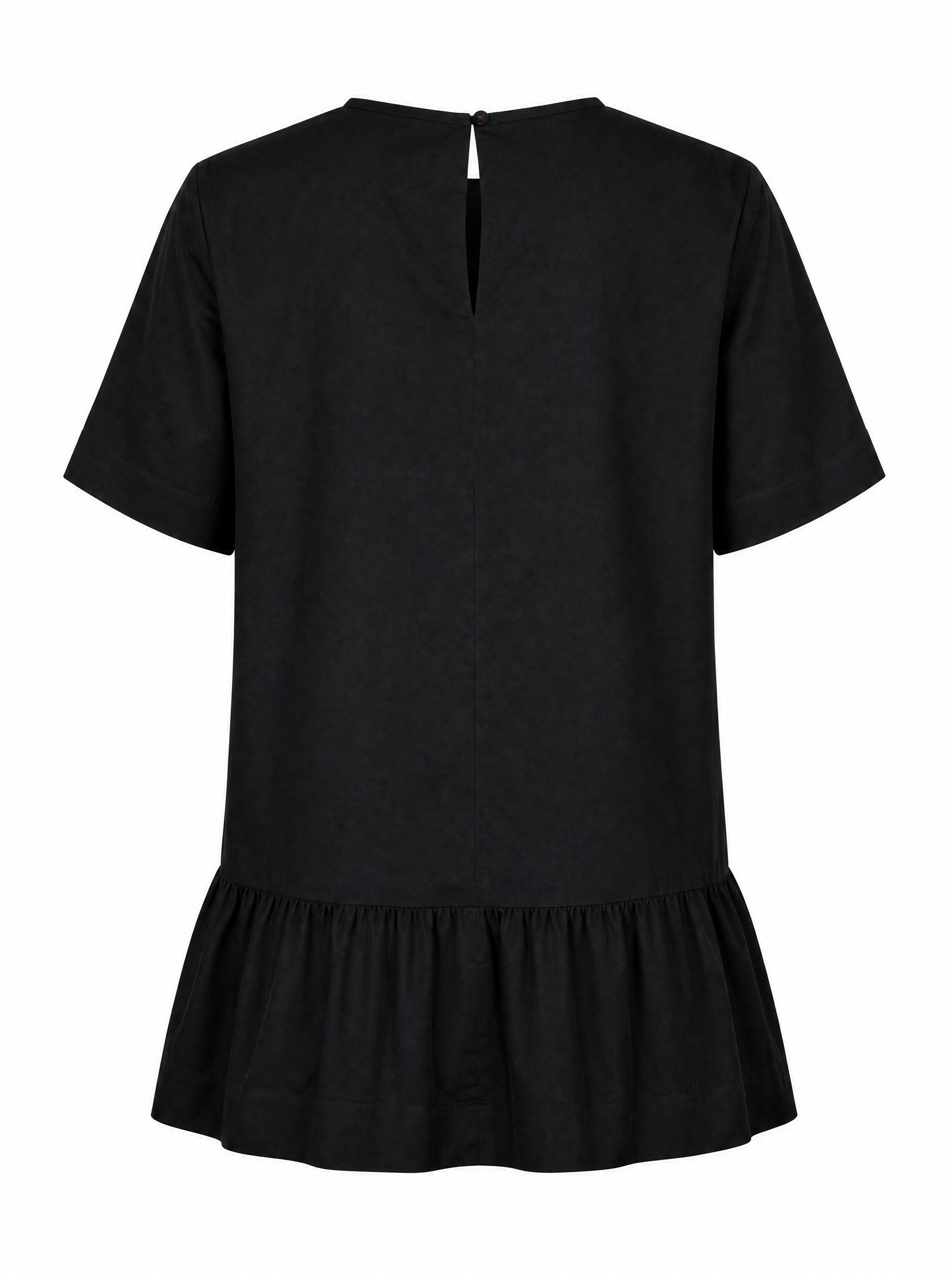 Vestido de algodón negro elegante