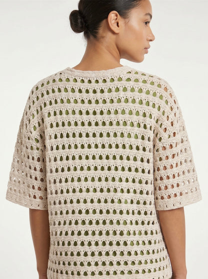 Camiseta de punto cómoda