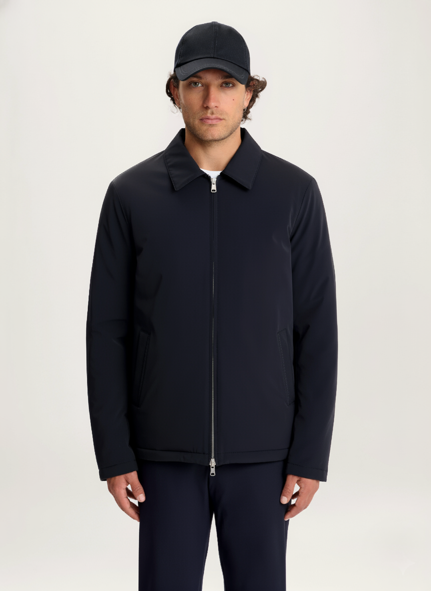 La chaqueta térmica de 360° en azul marino